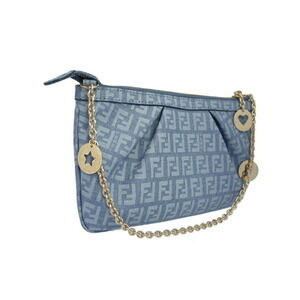 Fendi Chain Handbag Zucchino Accessory Pouch